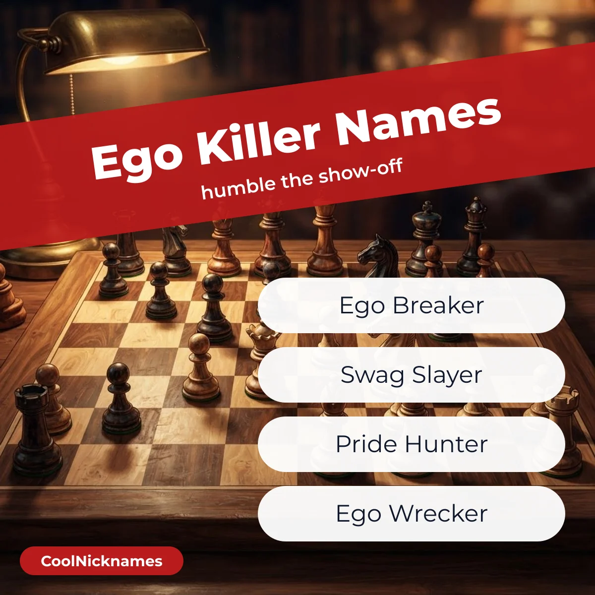 Ego killer stylish names